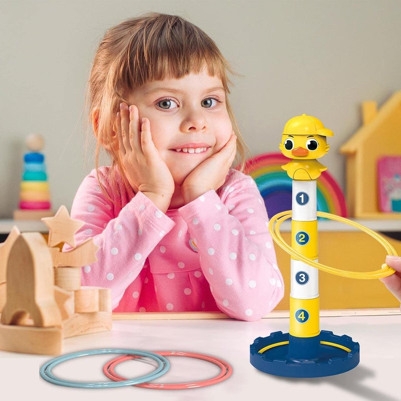 woobles 2 Pcs Stacking Cups for Kids,Multi-Color Stacking Toy for Infants and Toddlers​ - Early Educational Learning Stacking Tower, Best Gift for 6+ Months Boys Girls - Image 3